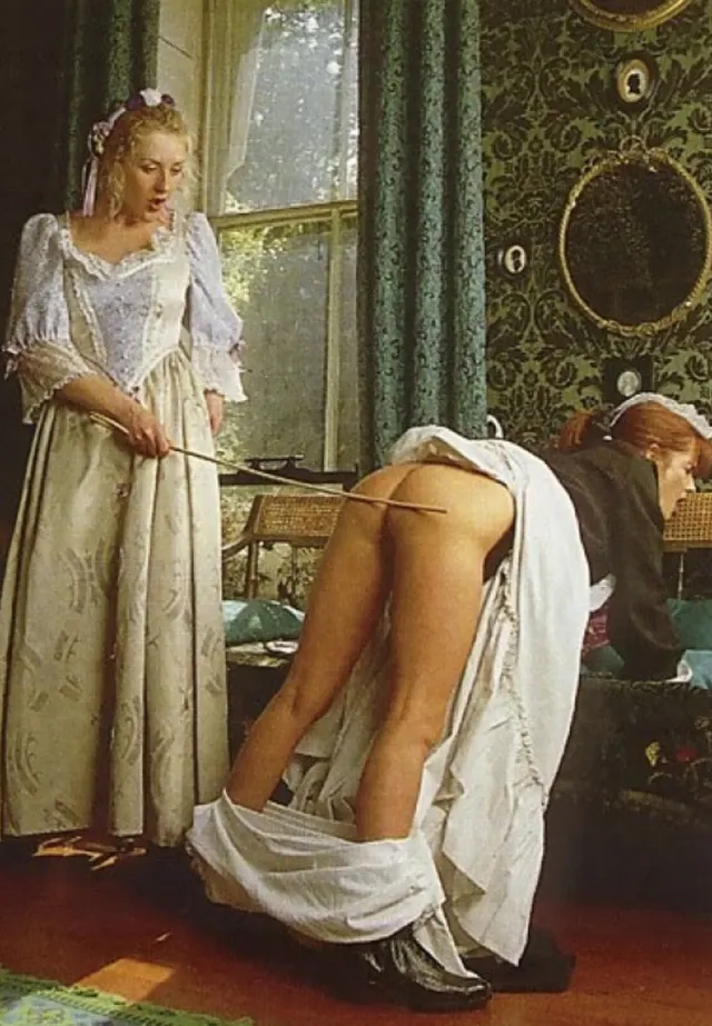 In the old days, servants were often harshly disciplined