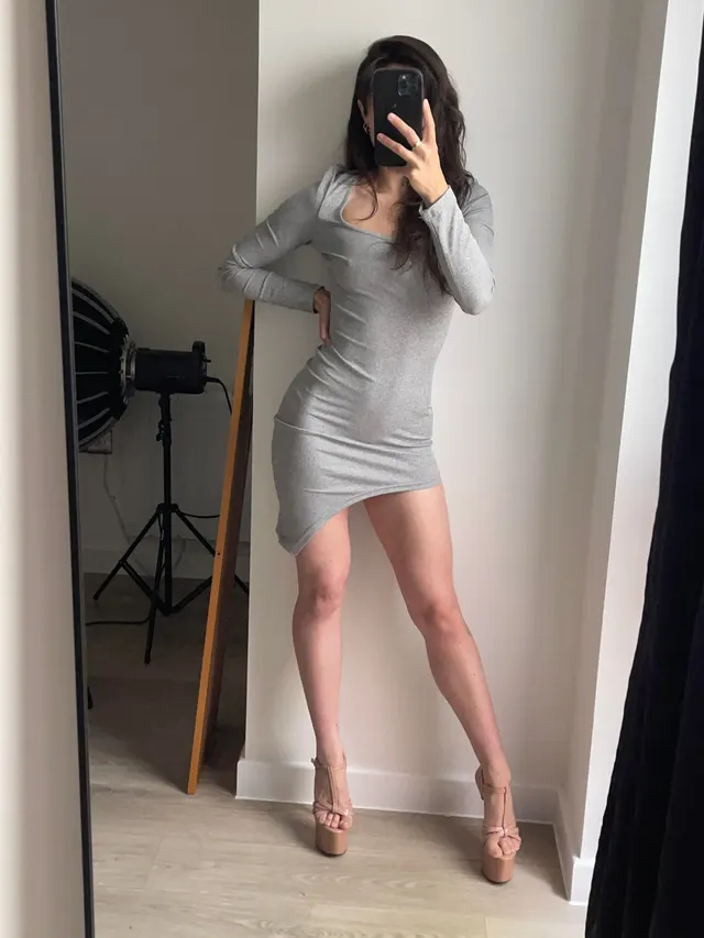 Showing you what’s underneath my date night outfit 