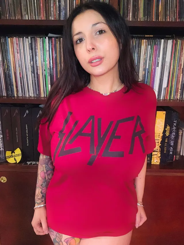 Slayer and big natural tiddies, name a better combo if you can...