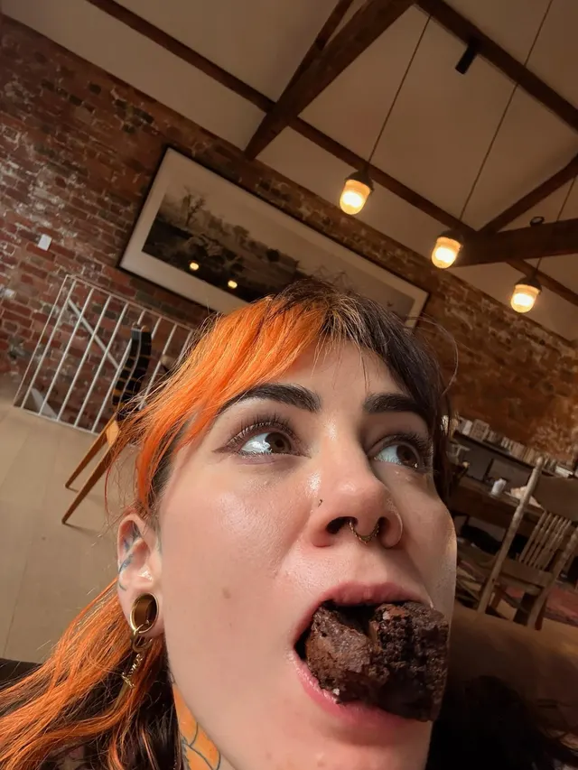 Eat first and then we can fuck (swipe)