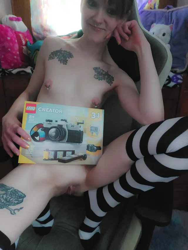 I can't wait to build my new LEGO set!