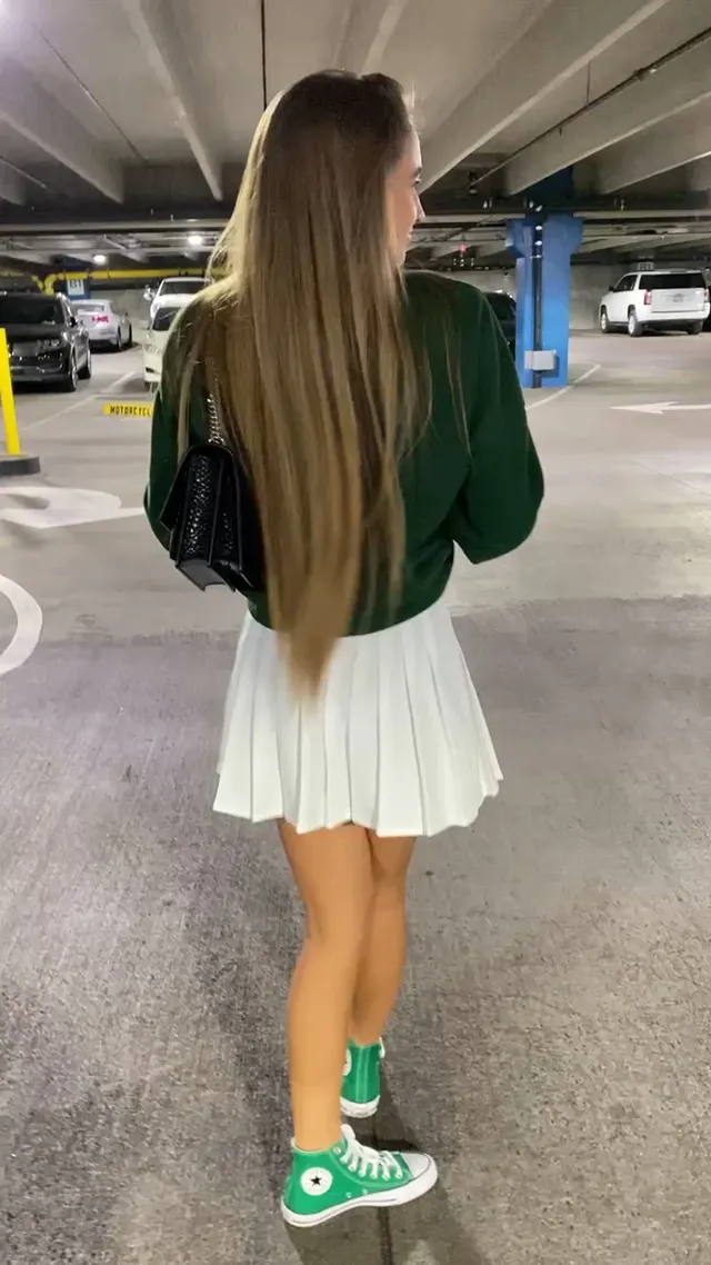 A few seconds before I flash my Daddy’s boss in the parking lot