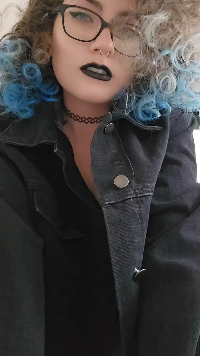 Oversized jacket , nothing underneath 