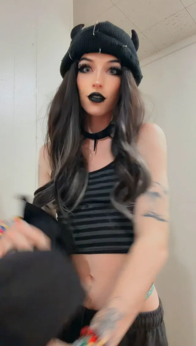 Me during the concert, vs after!